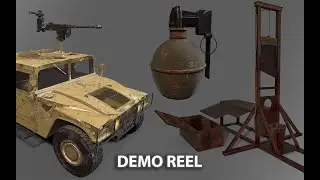 3D Modeling and Texturing DemoReel