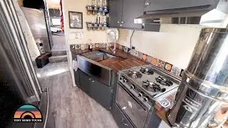 Raised Roof School Bus Conversion Built To Be 100% Off The Grid - My DIY Forever Home