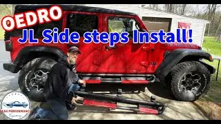 Jeep Wrangler JL Side Steps/Running Boards INSTALL- Step by Step-  OEDRO Brand