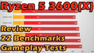 AMD Ryzen 5 3600/3600X Review - The 6-core Zen 2 Processors vs 2600, 2700, 3700X, Intel 8600K, 8700K