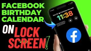 How to Add Facebook Birthday Calendar to iPhone Lock Screen in iOS 18