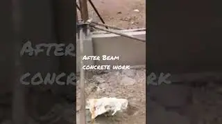 Short Video.  Beam concrete Work done .