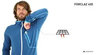 МУЖСКАЯ ФЛИСОВАЯ ТОЛСТОВКА ДЛЯ ПОХОДОВ FORCLAZ 400 QUECHUA