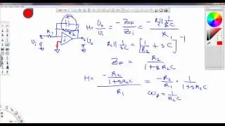 Active Low Pass Filter with Op Amp