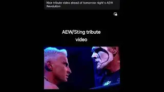NWA tribute too sting 🦂