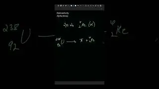 Radioactivity. | Alpha decay. @DineshNayalClasses