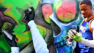 Graffiti Mural Collaboration With A Stranger