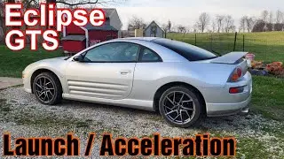 Mitsubishi Eclipse GTS Launch Acceleration Take Off 3.0 V6 6G72 5-Speed Manual