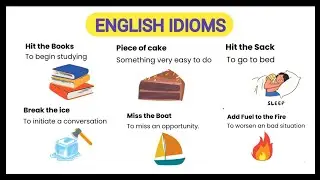 Idiom and phrases in english | English idioms with examples