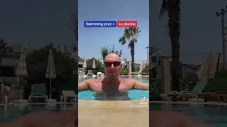 Learn Spanish - #shorts - SWIMMING POOL in Spanish - #Youtubeshorts - Spanish Lessons