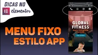 Como Criar um Menu Fixo Estilo App
