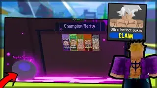 HOW TO GET *GOKU MUI* CHAMPION in ANIME FIGHTING SIMULATOR!