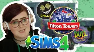 Each Room is a Different Alton Towers Ride | Sims 4