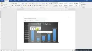 019 Copy chart from Excel to Word