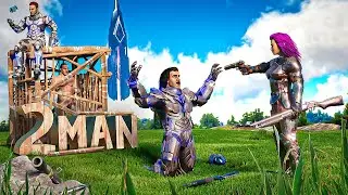 🔴 ПРОХОДИМ БОССОВ в АРК 😅 Старт НОВОГО СЕРВЕРА 2 MAN TRIBE в АРК!