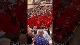 Graduation walk fall, total failure! #funny #epicfail #shorts #falldown #graduationfailure