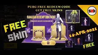PUBG Free skins with redeem codes 2021