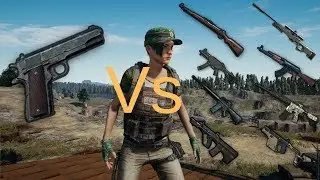 PUBG Pistol VS Heavy Rifle Challenge !