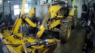 цилиндр челюсти экскаватора погрузчика CAT 428