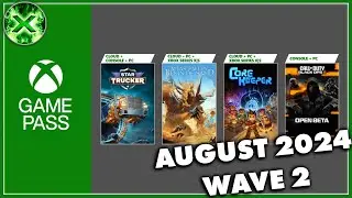 Game Pass August 2024 Wave 2 - Black Ops 6 Beta & More