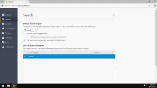 Firefox: How to Remove a Search Engine