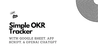 Simple OKR Tracker
