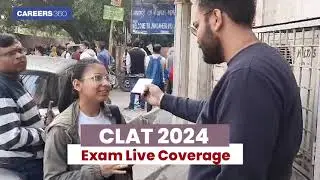CLAT 2024 Exam Live: Pre-exam Student Reactions | Part 2