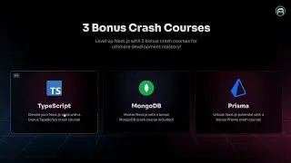 TypeScript, MongoDB and Prisma Crash Courses included - Reactive Accelerator React-Next.js Course
