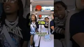 The migos get mad at offset for carrying 450k on him causally 😂💰