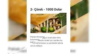 Ennnn pahalı yemeklerrrrrrrr💰💰💲💲