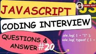 Javascript Coding Interview Question, Crazy JavaScript Snippet,