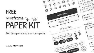 Free and Useful Paper Wireframe Kit for Designers  |  Paper Wireframe Kit in Figma