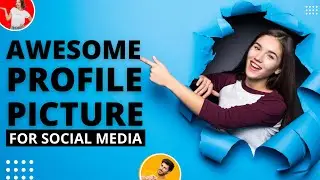 How To Make A Professional Profile Picture With Canva | Canva Tutorial | Designtalk |