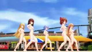 [MMD 4K] 一騎当千 [Girl Friend BETA]01