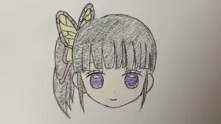 How to Draw  Kanao Easy | demon slayer tiktok