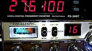 CB RADIO Receive test of solar panel noise.27.355MHz LSB