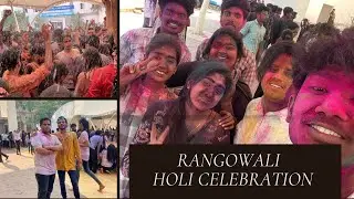 Rangowali Holi celebration 2023 // srinivas college (AHS) #party #djremix ￼