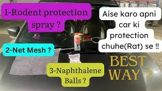 100% rat protection | Rat mesh Installation | Rat proof car aise banao |
