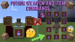 Command Block Tutorial #51: Potion Weapon and Item Commands in Minecraft (1.14+)