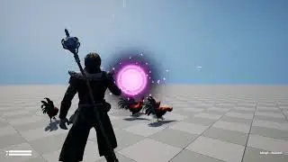 Magic Spell - Morph to Rooster. Unreal Engine 5