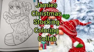 #vlogmas2025 Day 27 #JamiesChristmasStockingColoringCollab Hosted by Me 💚❤️ 
