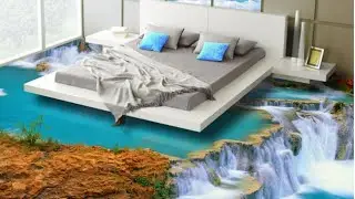 3D Flooring Installation | 3D Floor Designs | 3D Floors Turn The Space Into A Magical Scene 2016