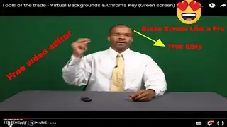 How to make  youtube green screen video with VSDC free editor