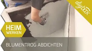 Undichten Blumentrog abdichten - Beton abdichten