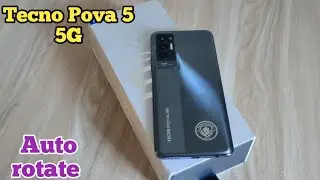 How To Enable Auto Rotate In Tecno Pova 5 5G,Auto Rotate Screen Enable In Tecno Pova 5