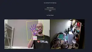 Gesture-Controlled Robotic Arm: Real-Time Computer Vision Demo