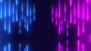 4K Neon Multicolored lines Animation  60 Min | Moving Wallpaper Background | Footage | Screensaver