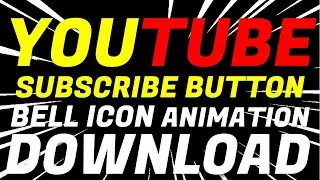 YouTube Subscribe Button and Bell Icon Animation After Effects Templates with Intro Download