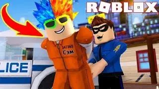 Играю в jailbreak за полицейского ловлю премтупников