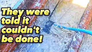 The last plumber couldn't unblock this drain.. So they called me